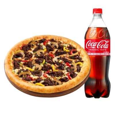 피자헛 직화불고기 치즈크러스트L + 콜라 1.25L